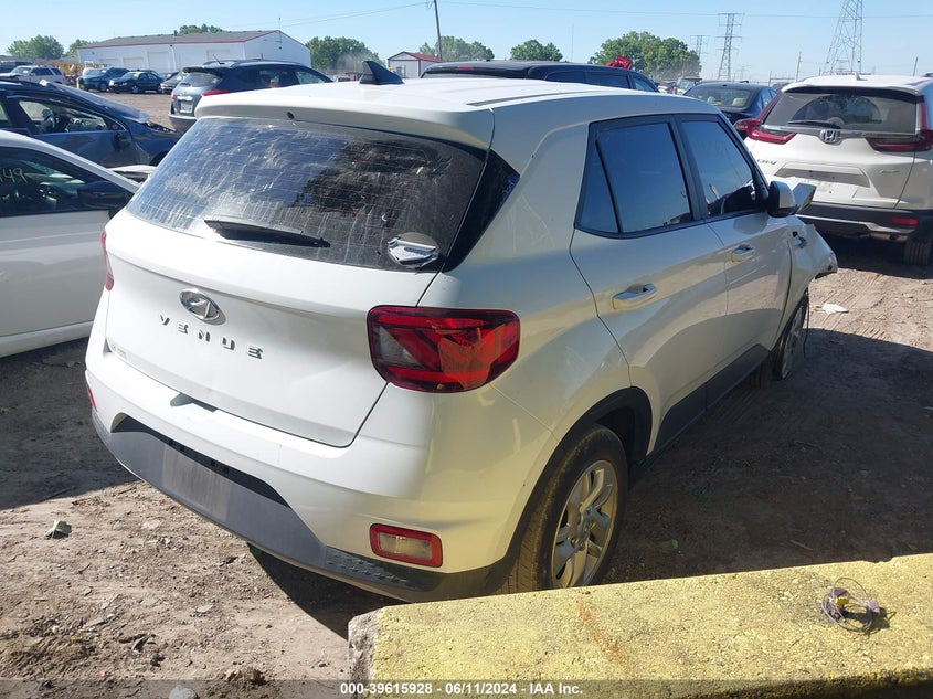 2021 Hyundai Venue Se VIN: KMHRB8A36MU106293 Lot: 39615928