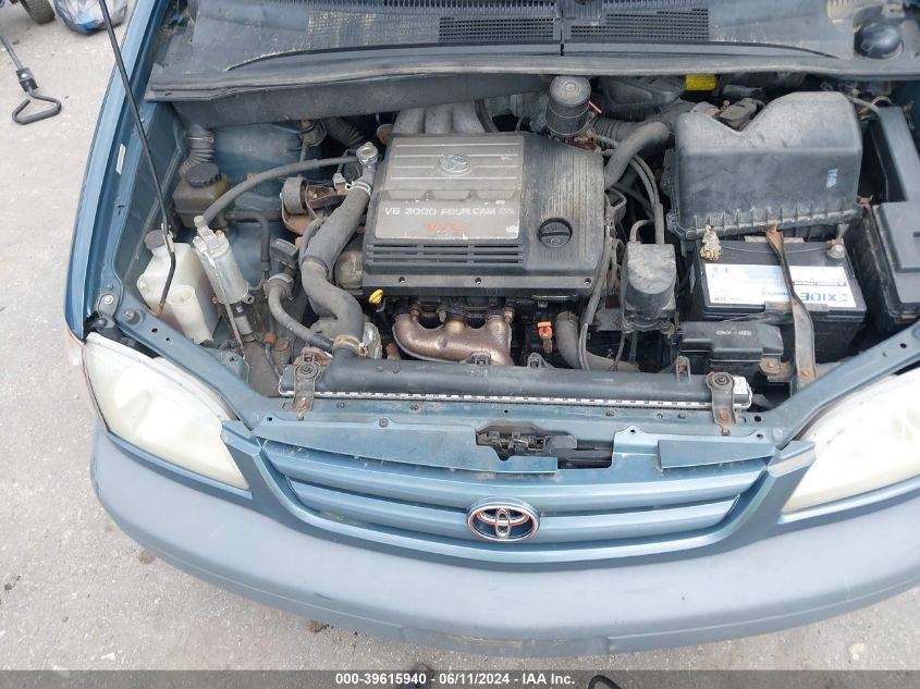 2001 Toyota Sienna Ce VIN: 4T3ZF19C11U392539 Lot: 39615940