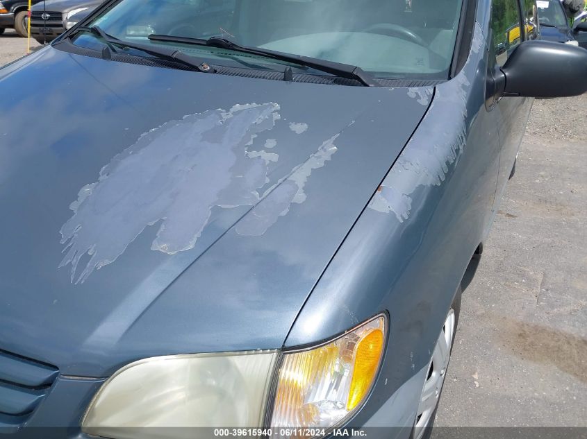 2001 Toyota Sienna Ce VIN: 4T3ZF19C11U392539 Lot: 39615940