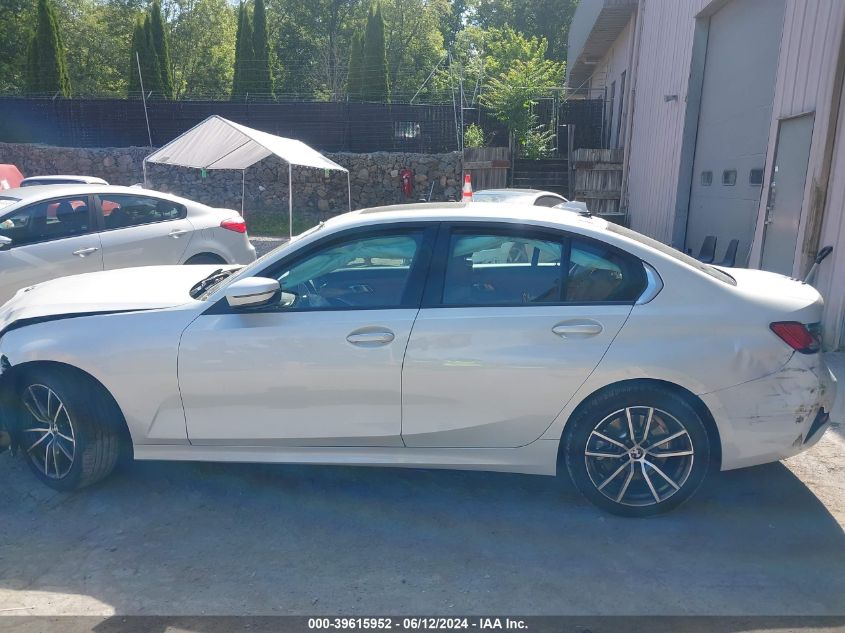 2021 BMW 330I xDrive VIN: 3MW5R7J02M8B54480 Lot: 39615952