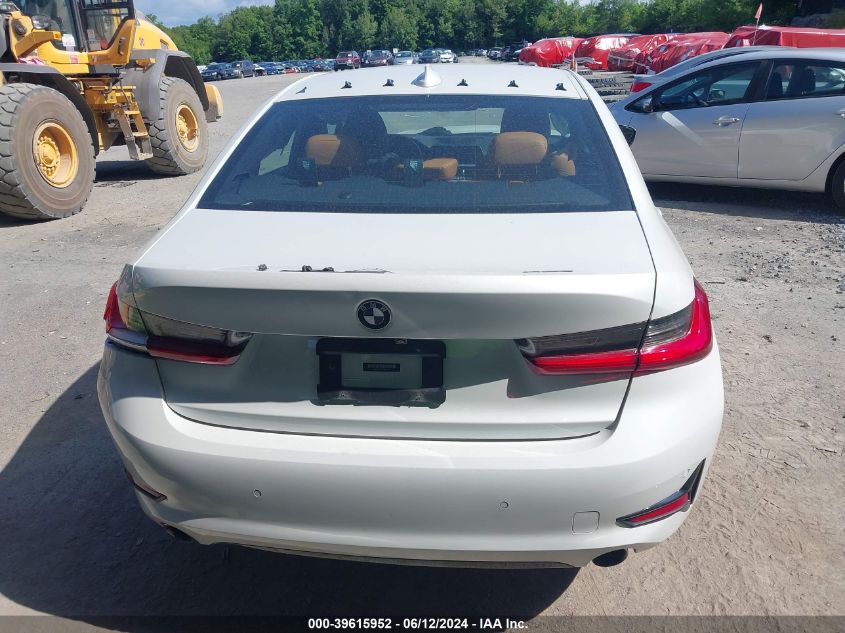 2021 BMW 330I xDrive VIN: 3MW5R7J02M8B54480 Lot: 39615952