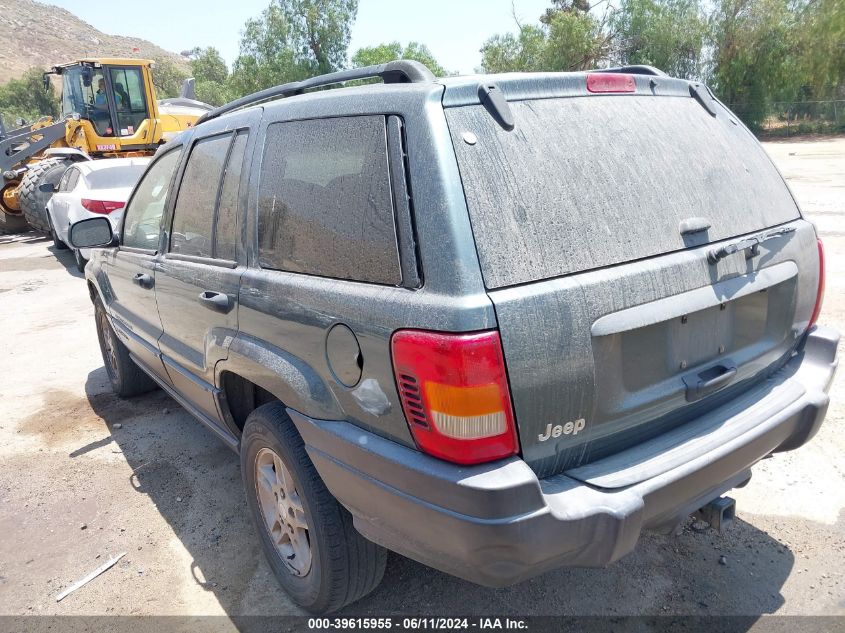 2003 Jeep Grand Cherokee Laredo VIN: 1J8GX48N93C504558 Lot: 39615955