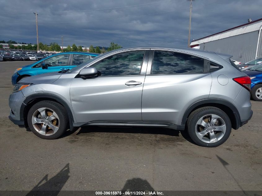 2019 Honda Hr-V Lx VIN: 3CZRU6H36KG701812 Lot: 39615975