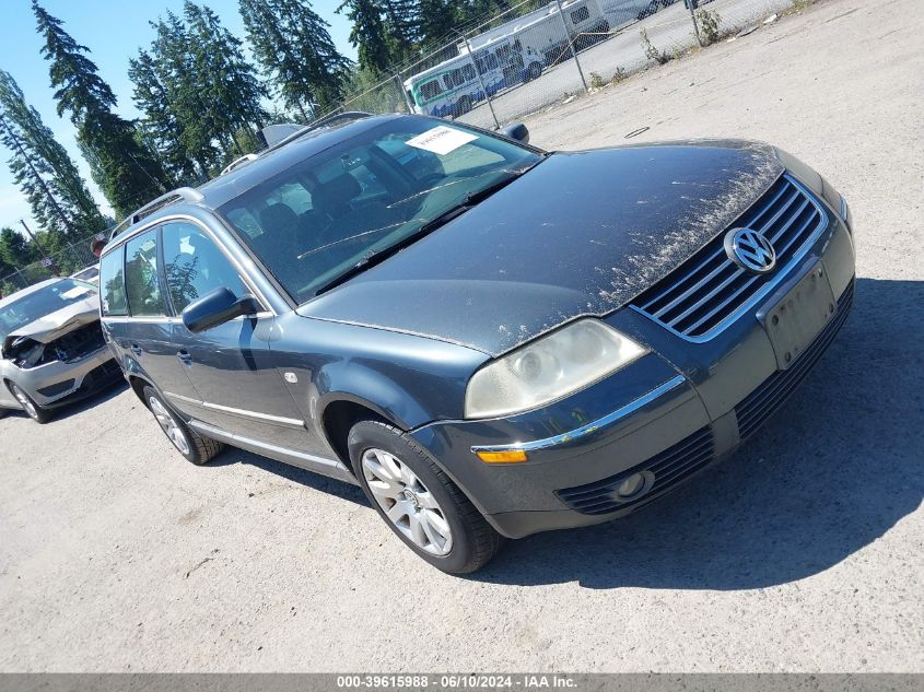 2003 Volkswagen Passat Gls VIN: WVWVD63BX3E151185 Lot: 39615988