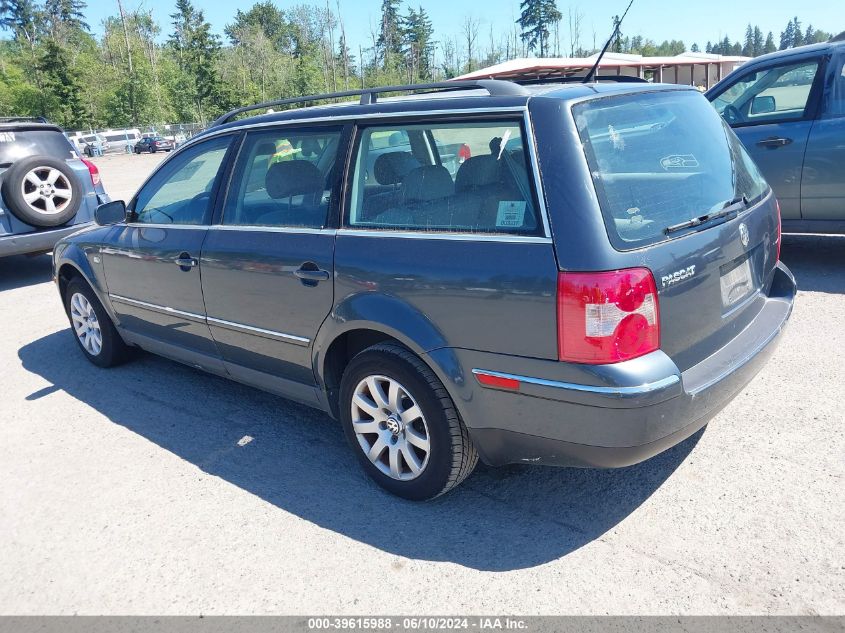 2003 Volkswagen Passat Gls VIN: WVWVD63BX3E151185 Lot: 39615988