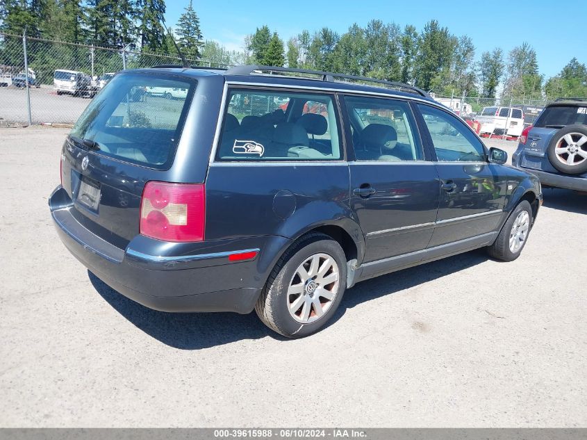 2003 Volkswagen Passat Gls VIN: WVWVD63BX3E151185 Lot: 39615988