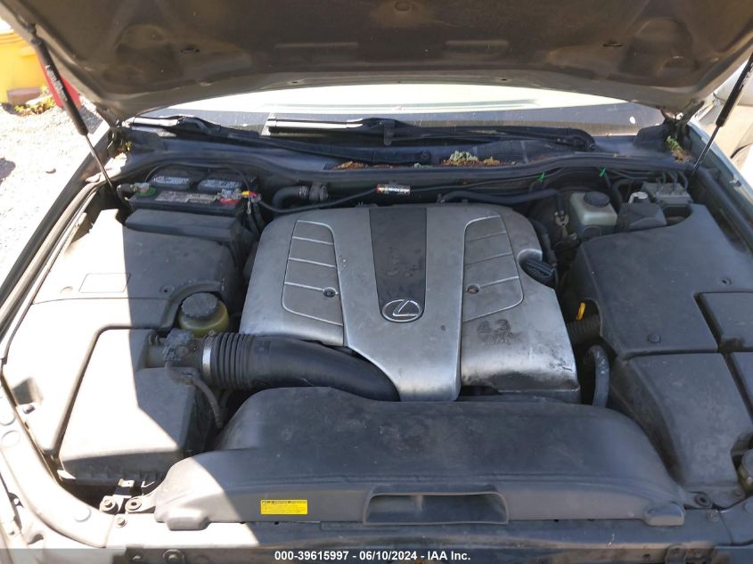2003 Lexus Ls 430 VIN: JTHBN30F930099923 Lot: 39615997