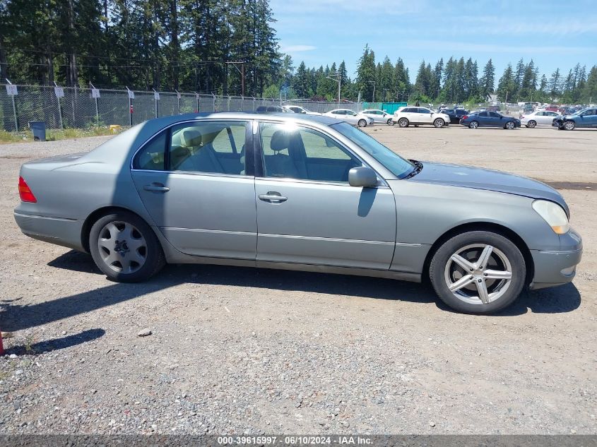2003 Lexus Ls 430 VIN: JTHBN30F930099923 Lot: 39615997