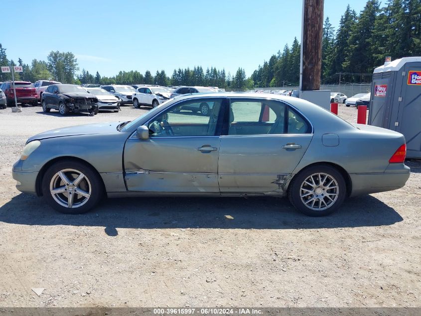2003 Lexus Ls 430 VIN: JTHBN30F930099923 Lot: 39615997