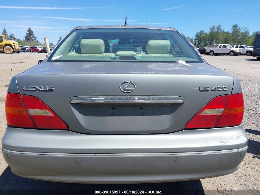 2003 Lexus Ls 430 VIN: JTHBN30F930099923 Lot: 39615997