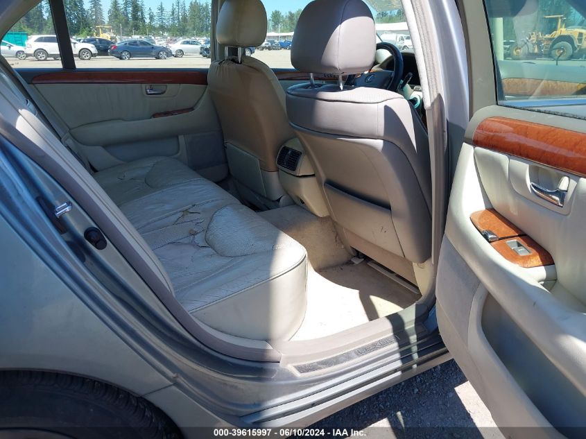 2003 Lexus Ls 430 VIN: JTHBN30F930099923 Lot: 39615997