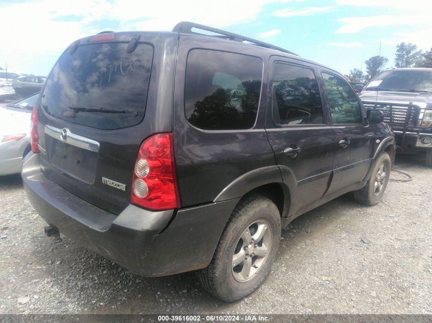 2006 Mazda Tribute S VIN: 4F2YZ04136KM00661 Lot: 39616002