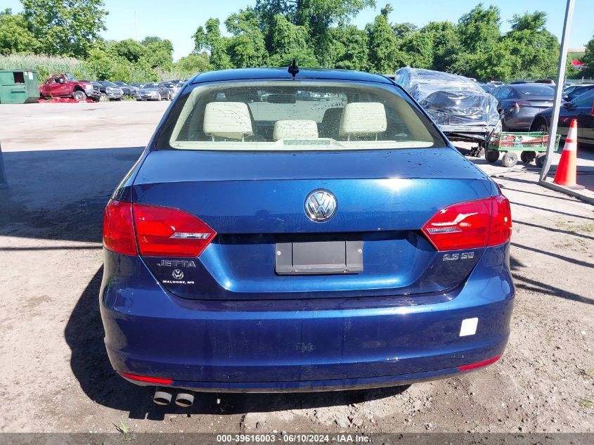 2012 Volkswagen Jetta 2.5L Se VIN: 3VWDP7AJ6CM108599 Lot: 39616003