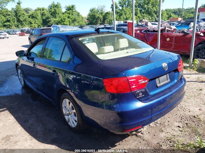 2012 Volkswagen Jetta 2.5L Se VIN: 3VWDP7AJ6CM108599 Lot: 39616003