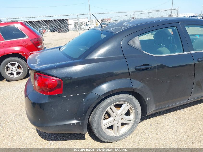 2012 Dodge Avenger Sxt VIN: 1C3CDZCB7CN221044 Lot: 39616005