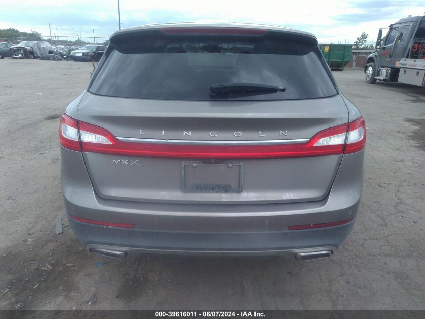 2016 Lincoln Mkx Select VIN: 2LMTJ6KR4GBL70658 Lot: 39616011