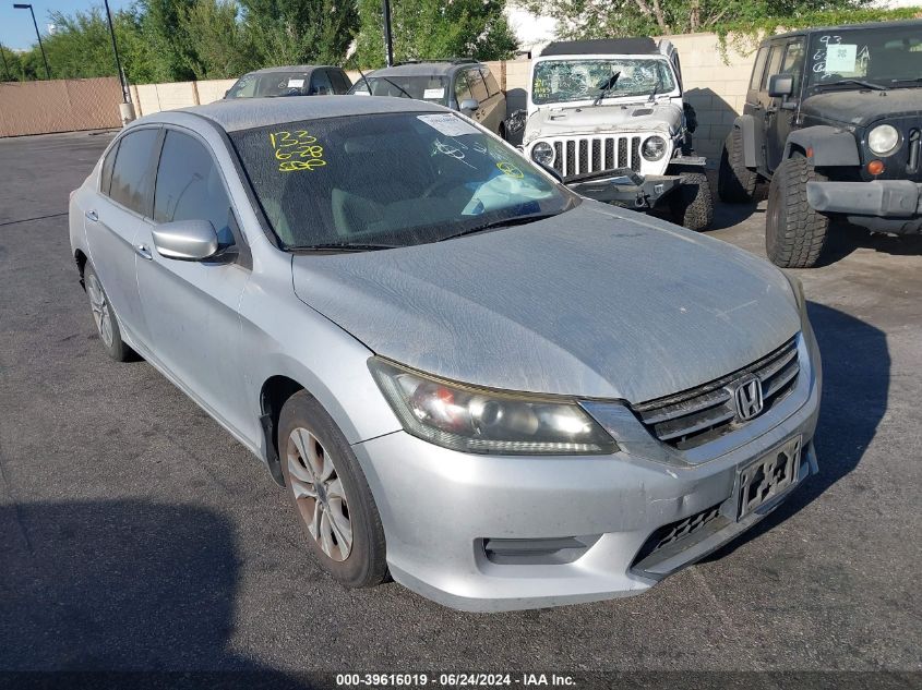 2014 Honda Accord Lx VIN: 1HGCR2F3XEA190263 Lot: 39616019