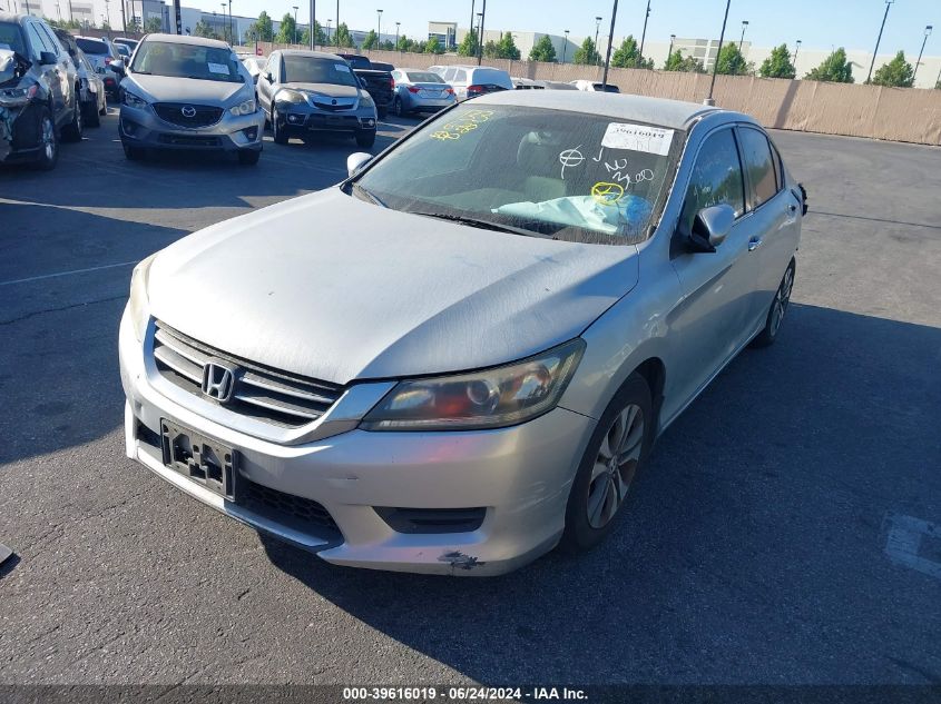 2014 Honda Accord Lx VIN: 1HGCR2F3XEA190263 Lot: 39616019