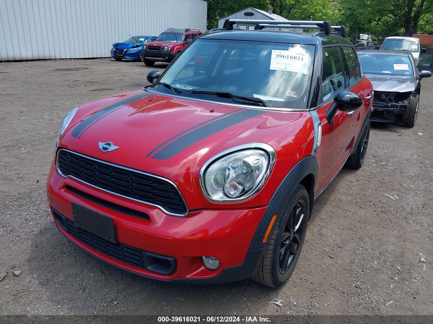 2014 Mini Countryman Cooper S VIN: WMWZC3C57EWP29637 Lot: 39616021