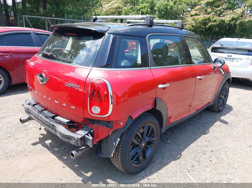 2014 Mini Countryman Cooper S VIN: WMWZC3C57EWP29637 Lot: 39616021