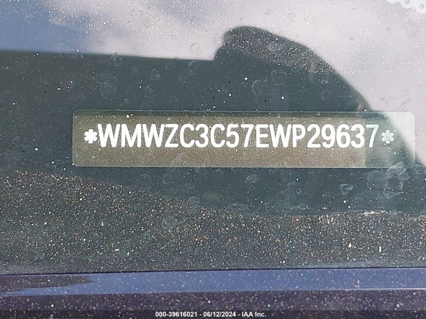 2014 Mini Countryman Cooper S VIN: WMWZC3C57EWP29637 Lot: 39616021