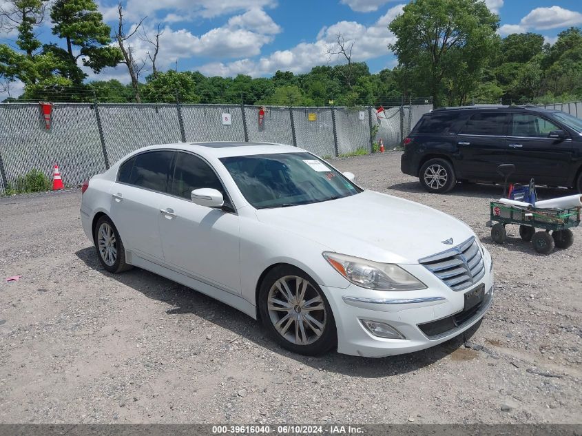 2012 Hyundai Genesis 3.8 VIN: KMHGC4DD4CU198715 Lot: 39616040