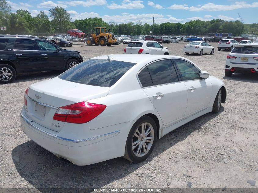 2012 Hyundai Genesis 3.8 VIN: KMHGC4DD4CU198715 Lot: 39616040