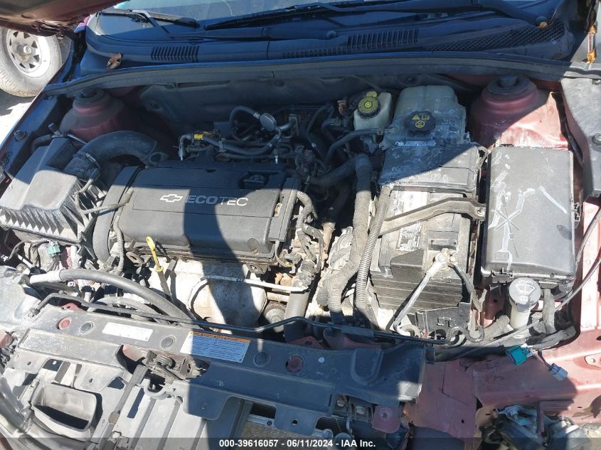 2012 Chevrolet Cruze Ls VIN: 1G1PC5SH0C7262739 Lot: 39616057