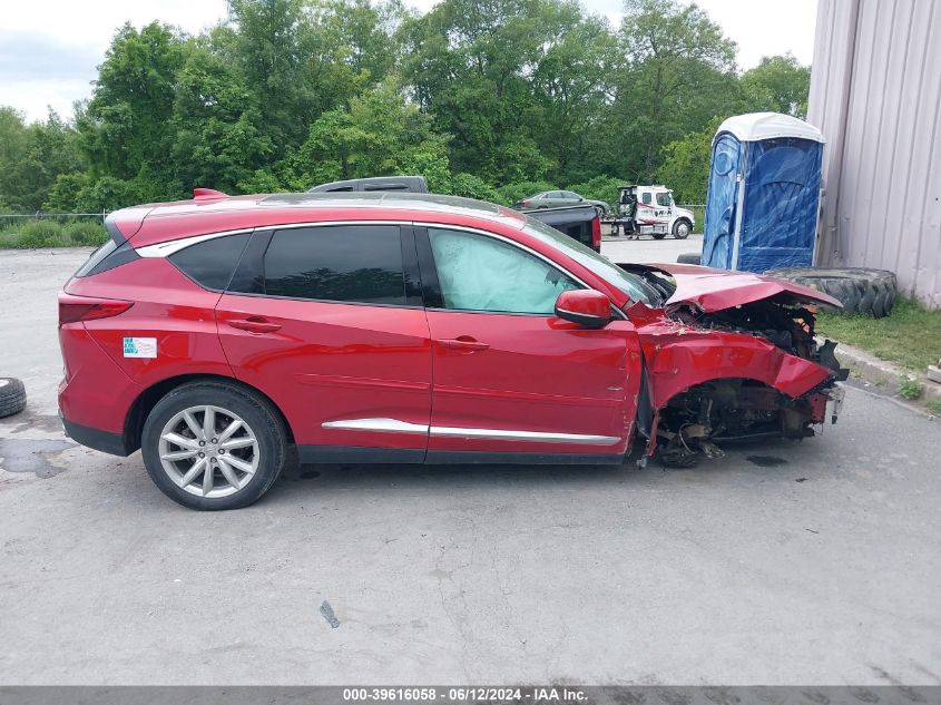 2021 Acura Rdx Standard VIN: 5J8TC2H30ML007423 Lot: 39616058