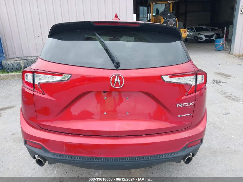 2021 Acura Rdx Standard VIN: 5J8TC2H30ML007423 Lot: 39616058