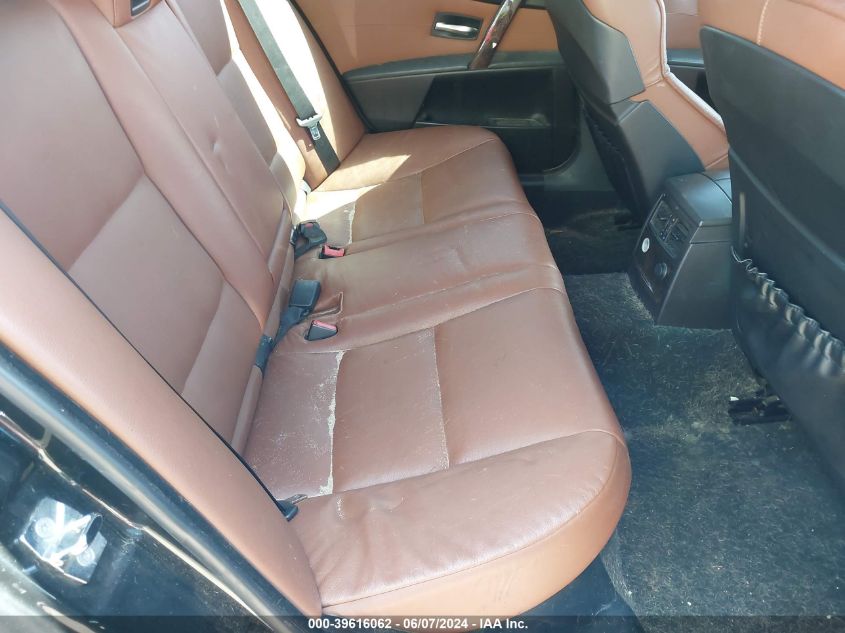 2005 BMW 545I VIN: WBANB33535CN63376 Lot: 39616062