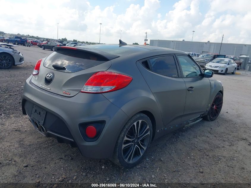 2016 Hyundai Veloster Turbo VIN: KMHTC6AE1GU272797 Lot: 39616069