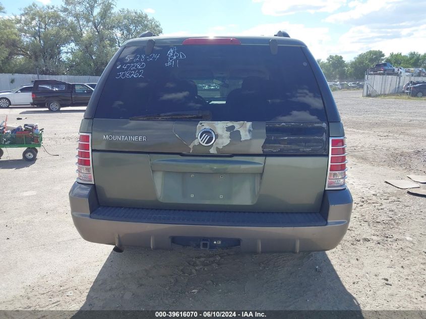 2002 Mercury Mountaineer VIN: 4M2ZU86E12ZJ08262 Lot: 39616070