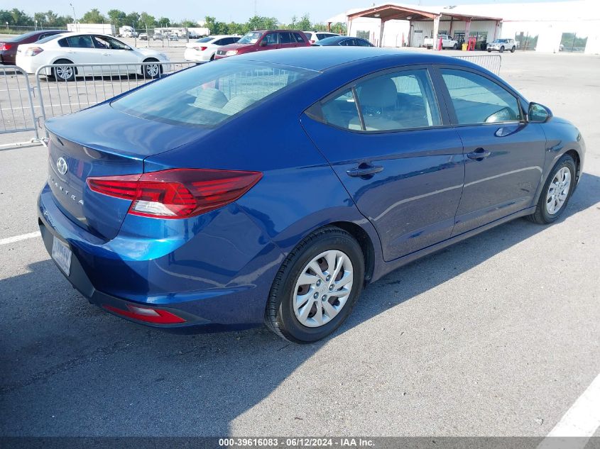 2019 Hyundai Elantra Se VIN: 5NPD74LF1KH496288 Lot: 39616083