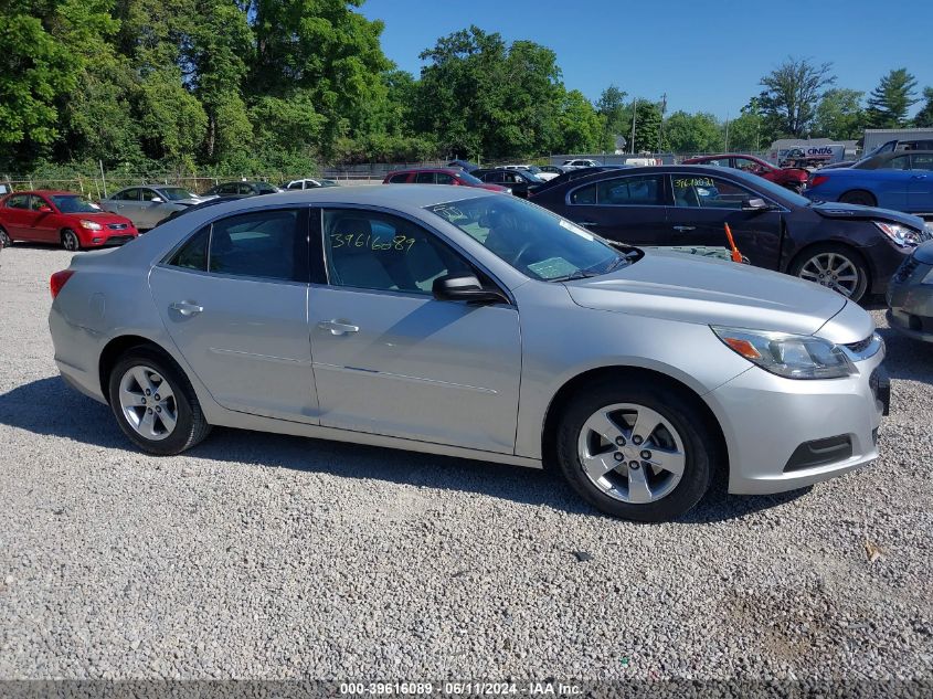 2014 Chevrolet Malibu 1Ls VIN: 1G11B5SL1EU153465 Lot: 39616089