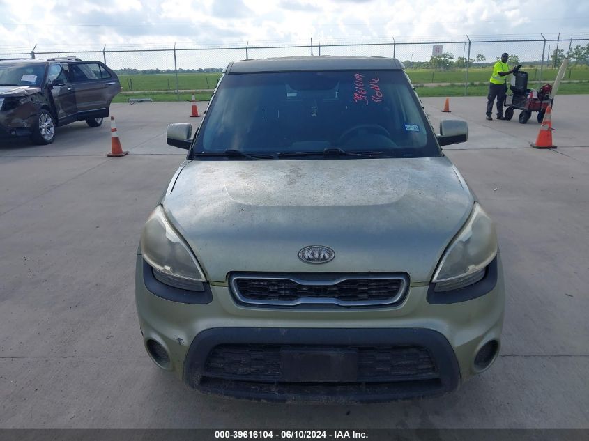 2012 Kia Soul VIN: KNDJT2A57C7419038 Lot: 39616104