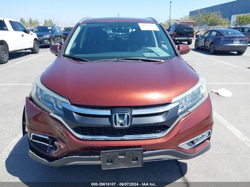 2015 Honda Cr-V Ex-L VIN: 2HKRM3H77FH525096 Lot: 39616107