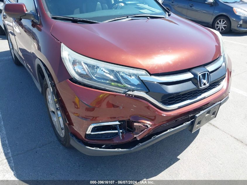 2015 Honda Cr-V Ex-L VIN: 2HKRM3H77FH525096 Lot: 39616107