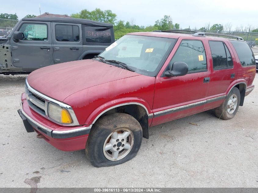 1995 Chevrolet Blazer VIN: 1GNDT13W6S2174605 Lot: 39616113