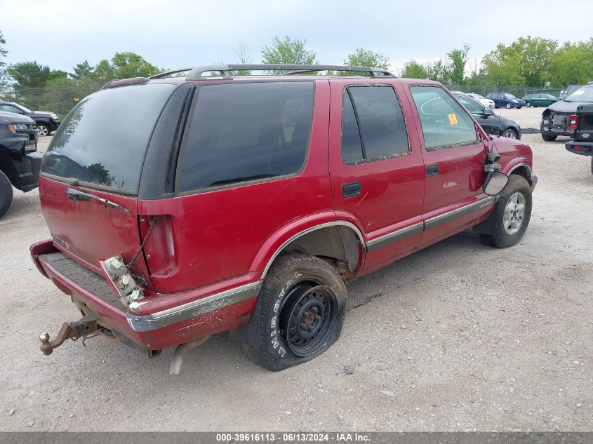 1995 Chevrolet Blazer VIN: 1GNDT13W6S2174605 Lot: 39616113