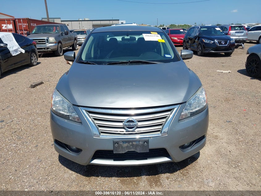 2013 Nissan Sentra Sv VIN: 3N1AB7AP6DL705691 Lot: 39616120