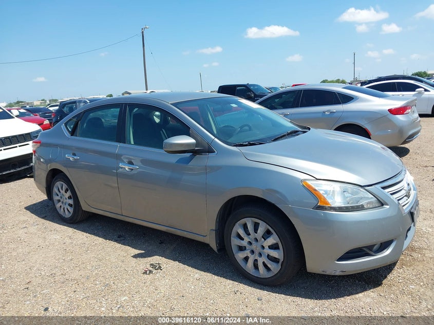 2013 Nissan Sentra Sv VIN: 3N1AB7AP6DL705691 Lot: 39616120