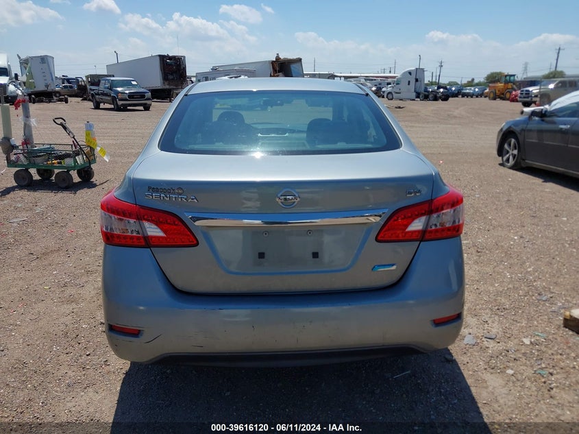2013 Nissan Sentra Sv VIN: 3N1AB7AP6DL705691 Lot: 39616120