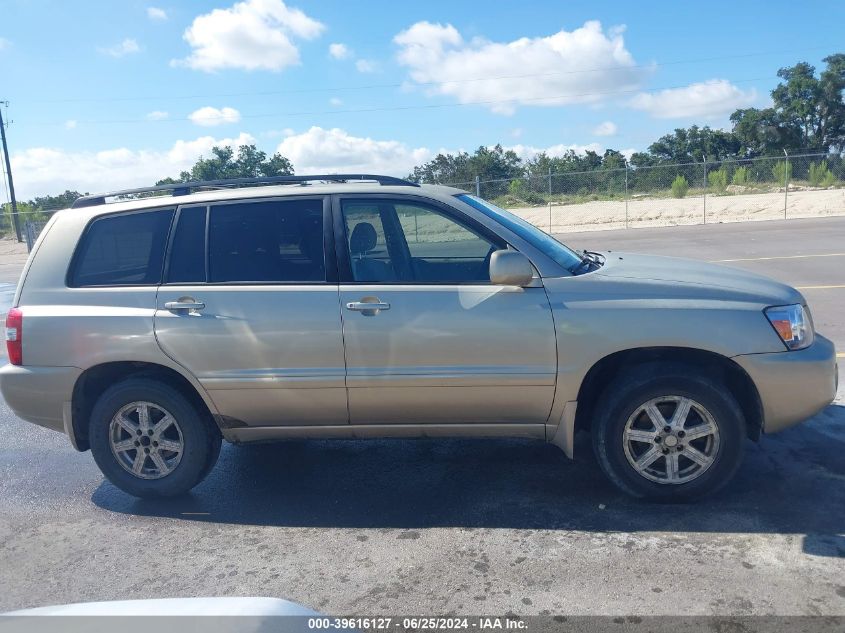 2005 Toyota Highlander Limited VIN: 0JTEDP21A65008247 Lot: 39616127