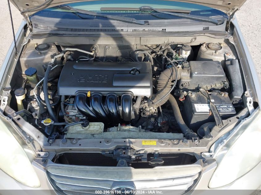 2004 Toyota Corolla Le VIN: 1NXBR32E04Z315383 Lot: 39616138