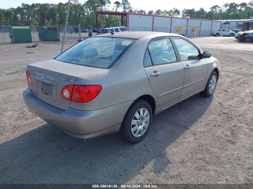 2004 Toyota Corolla Le VIN: 1NXBR32E04Z315383 Lot: 39616138