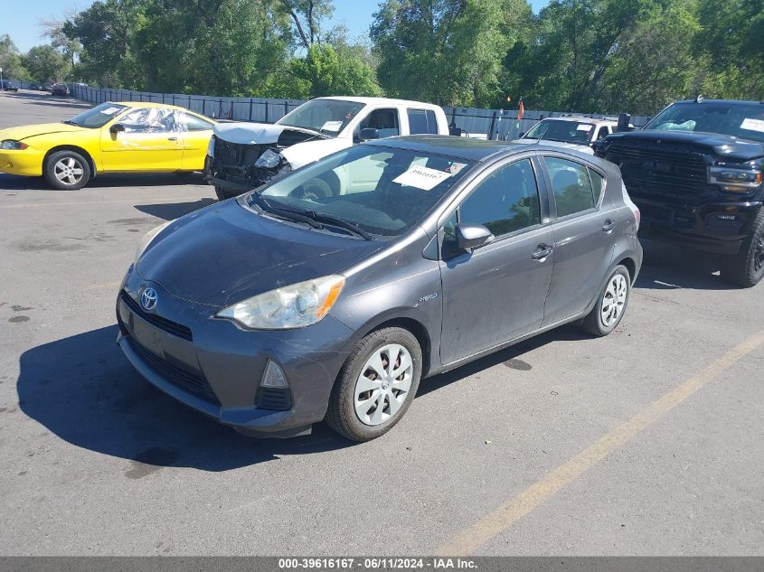 2012 Toyota Prius C Three VIN: JTDKDTB30C1517531 Lot: 39616167