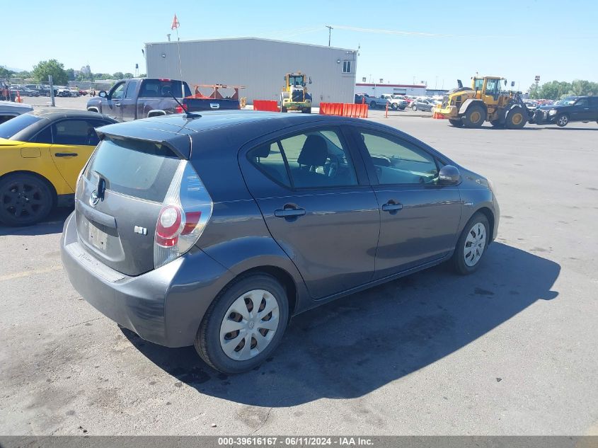 2012 Toyota Prius C Three VIN: JTDKDTB30C1517531 Lot: 39616167