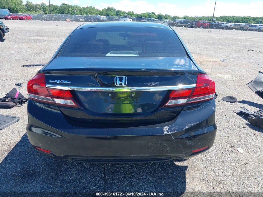 2014 Honda Civic Lx VIN: 19XFB2F58EE078091 Lot: 39616172
