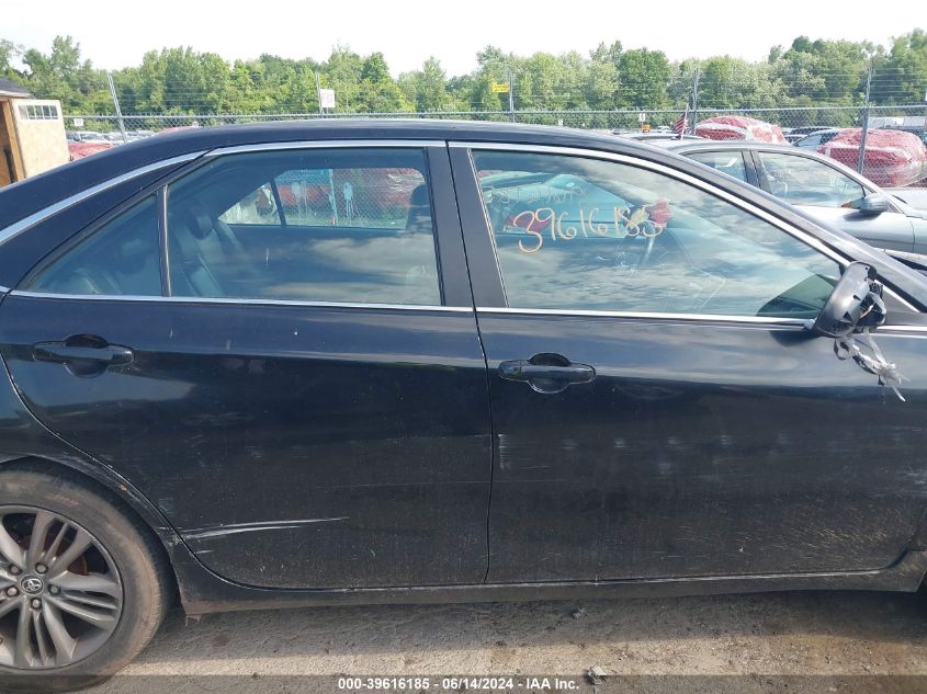 2015 Toyota Camry Se VIN: 4T1BF1FK4FU876962 Lot: 39616185